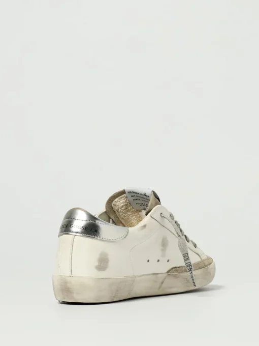 Sneakers Super-Star Golden Goose in pelle used e cavallino zebrato