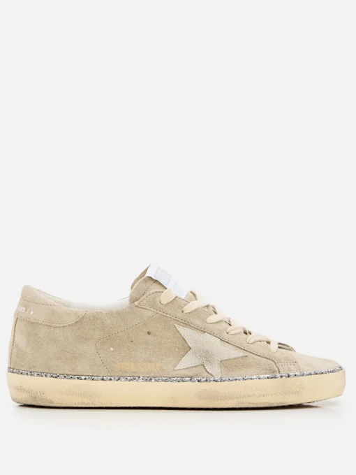 Sneakers Super-Star Golden Goose in camoscio used