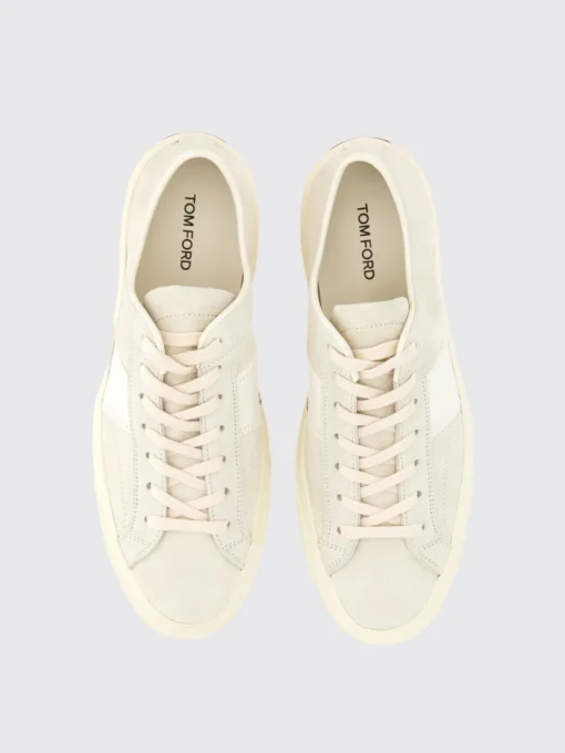 Sneakers Tom Ford in camoscio