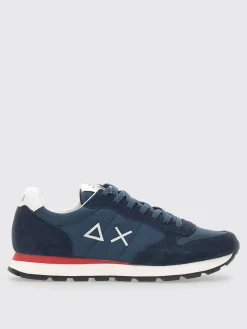 Sneakers Tom Solid SUN68 in camoscio e mesh