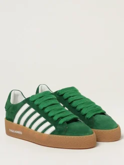 Sneakers uomo Dsquared2 in camoscio