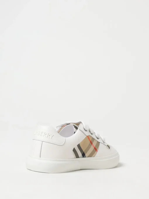 Sneakers Vintage Check Burberry in pelle e misto cotone