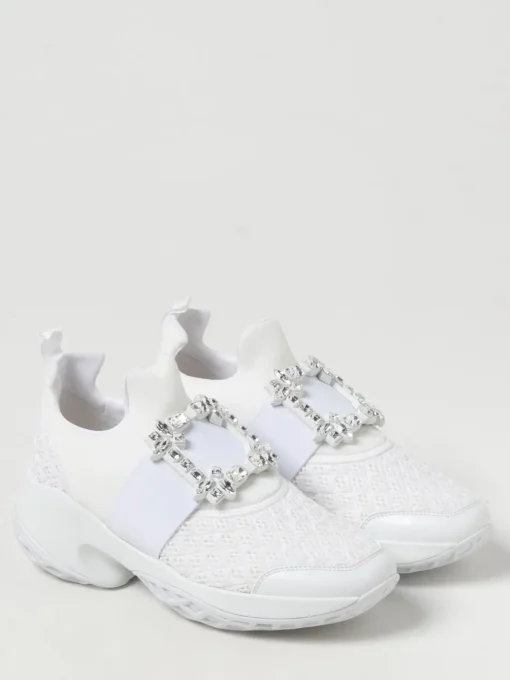 Sneakers Viv' Run Roger Vivier in mesh traforato e neoprene