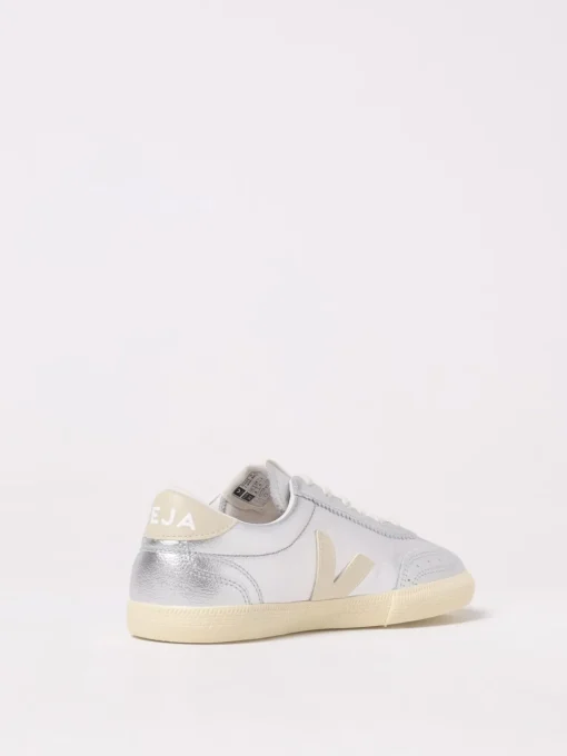Sneakers Volley Veja in pelle laminata con motivo brogue