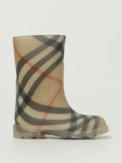 Stivale da pioggia Burberry in gomma stampata