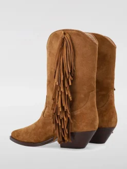 Stivale Duerto Isabel Marant in camoscio con frange