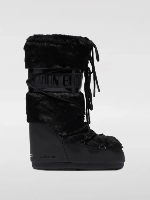 Stivale Moon Boot in pvc e pelliccia sintetica