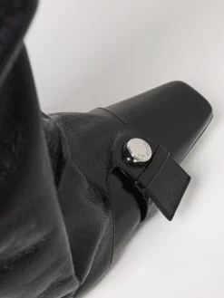 Stivale The Attico in pelle stropicciata