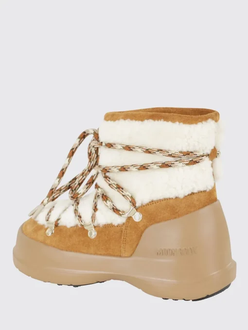 Stivaletto Luna Moon Boot in camoscio e shearling
