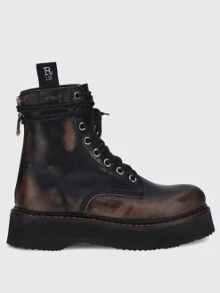 Stivaletto R13 in pelle invecchiata