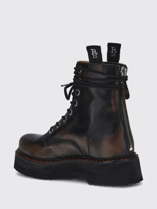 Stivaletto R13 in pelle invecchiata