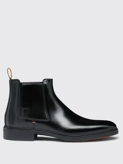 Stivaletto Santoni in pelle spazzolata