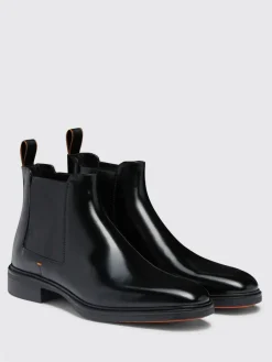 Stivaletto Santoni in pelle spazzolata
