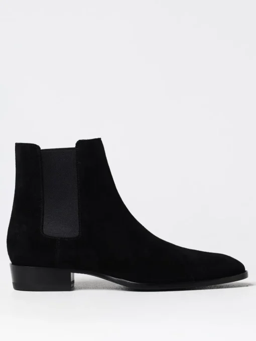 Stivaletto Wyatt Saint Laurent in camoscio