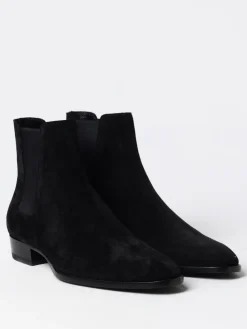 Stivaletto Wyatt Saint Laurent in camoscio