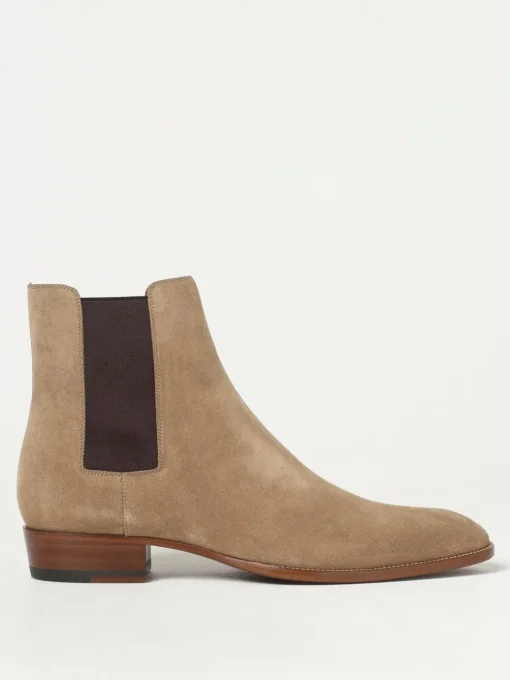 Stivaletto Wyatt Saint Laurent in camoscio