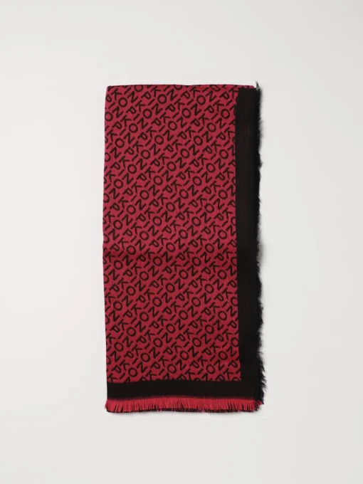 Stola Micron Pinko in misto lana con logo all over