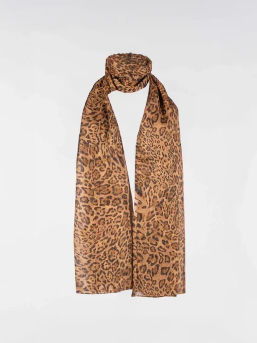 Stola Twinset in modal lurex stampa animalier