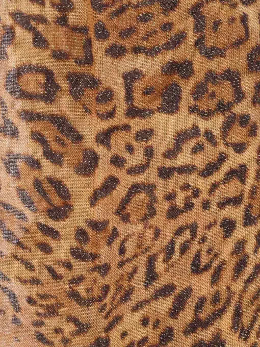 Stola Twinset in modal lurex stampa animalier
