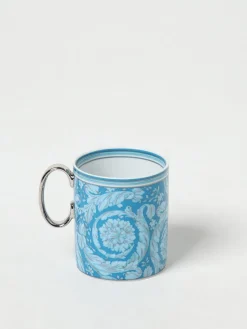Tazza Rosenthal x Versace Home in porcellana con stampa Baroque