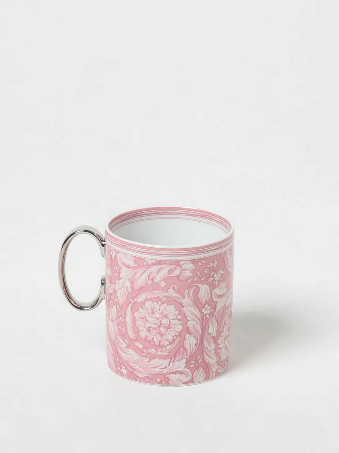 Tazza Rosenthal x Versace Home in porcellana con stampa Baroque