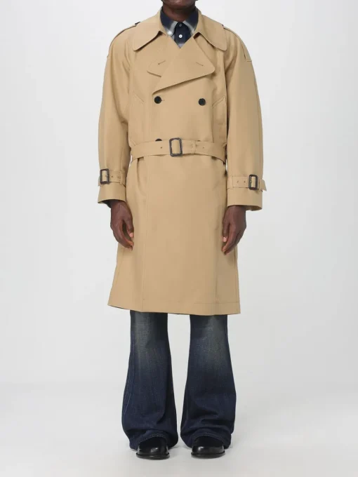 Trench doppiopetto Acne Studios in cotone organico