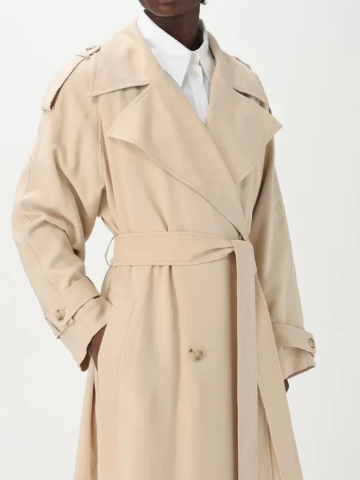 Trench doppiopetto Boss in misto viscosa