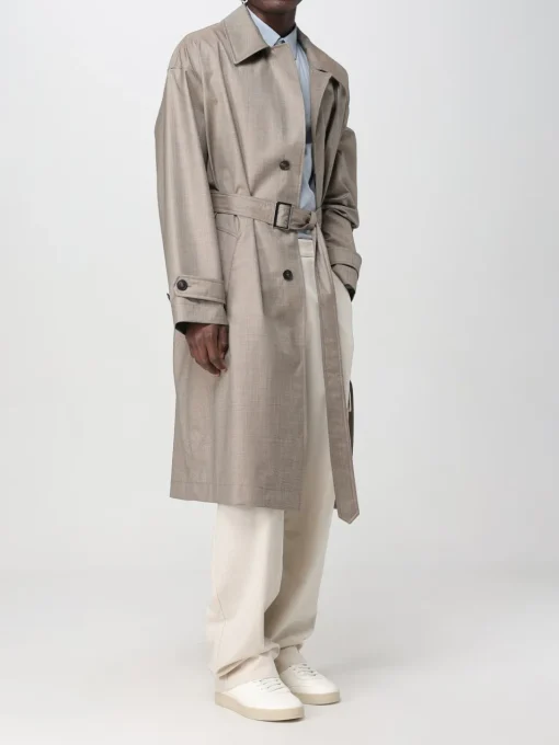 Trench Emporio Armani in lana vergine