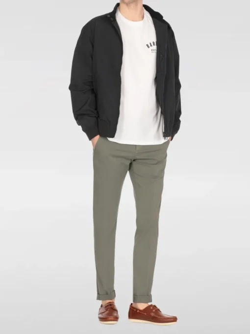 T-shirt Barbour in cotone con logo