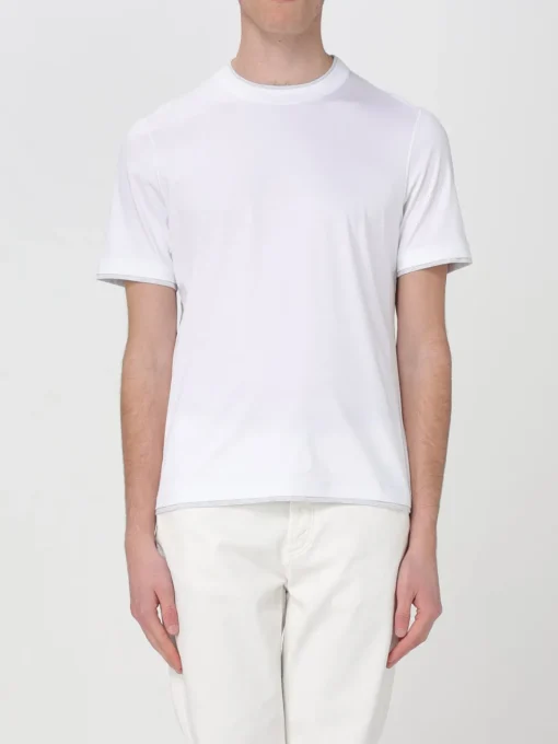T-shirt basic Brunello Cucinelli in cotone
