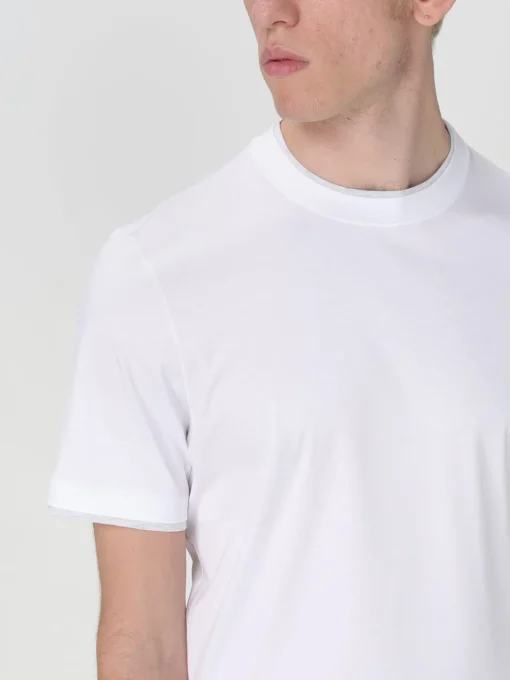 T-shirt basic Brunello Cucinelli in cotone