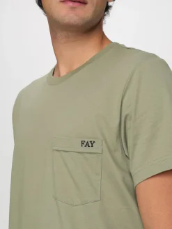T-shirt basic Fay in cotone