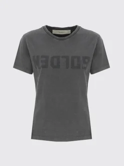 T-shirt basic Golden Goose in cotone con logo