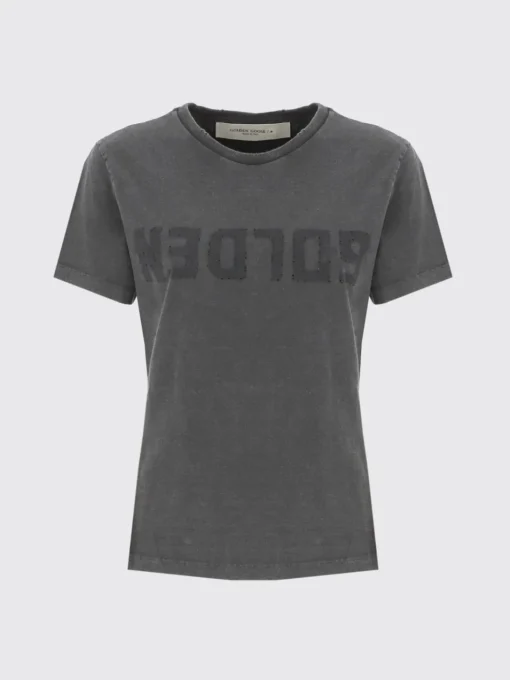 T-shirt basic Golden Goose in cotone con logo