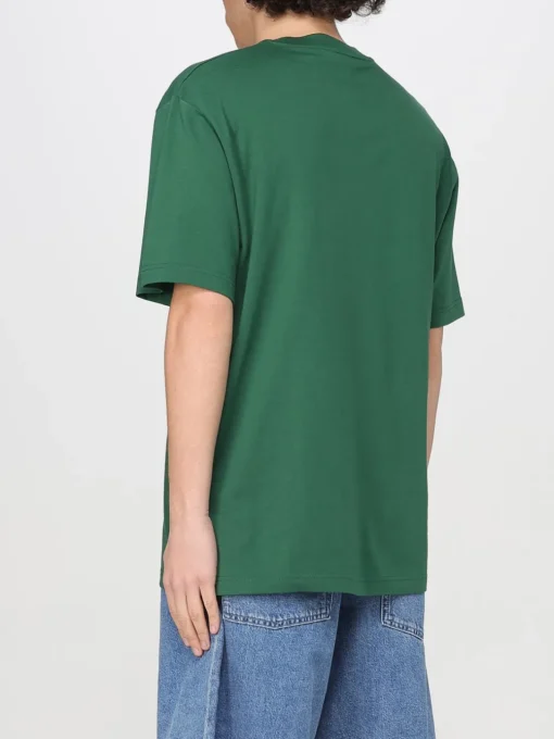T-shirt basic in cotone con mini logo Lacoste