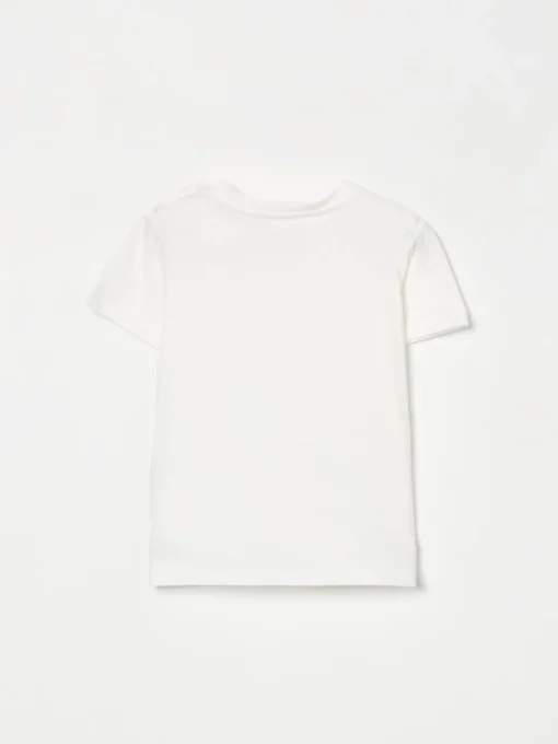 T-shirt basic in cotone Gucci con logo ricamato