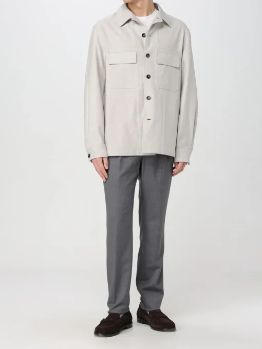 T-shirt basic Zegna in seta e cotone