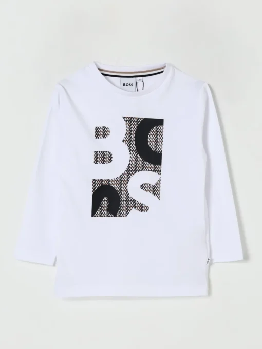 T-shirt Boss in cotone con logo