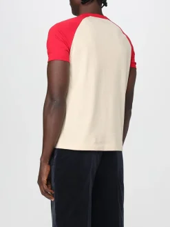 T-shirt Chez Valentino in cotone bicolore