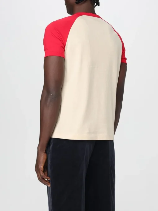 T-shirt Chez Valentino in cotone bicolore