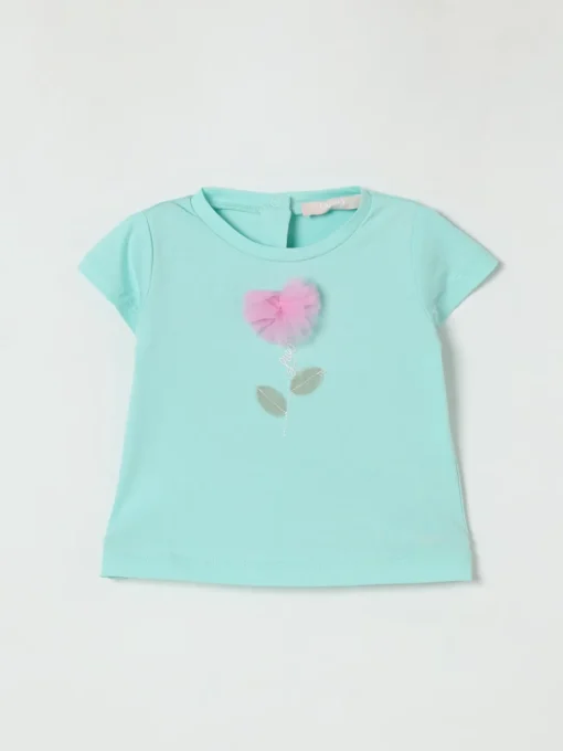 T-shirt con applicazione florale Liu Jo