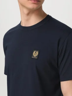 T-shirt con logo Belstaff in cotone