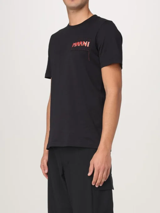T-shirt con logo Marni in cotone