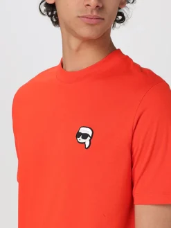 T-shirt con mini logo Karl Lagerfeld