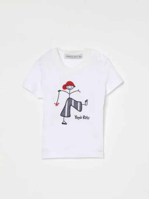 T-shirt con ricamo Manuel Ritz