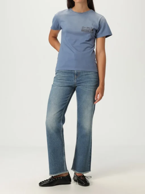 T-shirt Golden Goose in cotone con logo