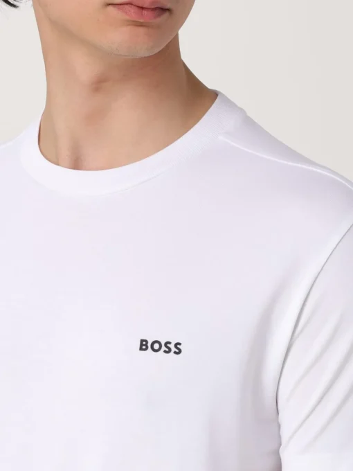 T-shirt in cotone basic Boss