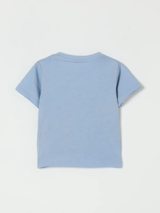 T-shirt in cotone con logo Stella McCartney Kids
