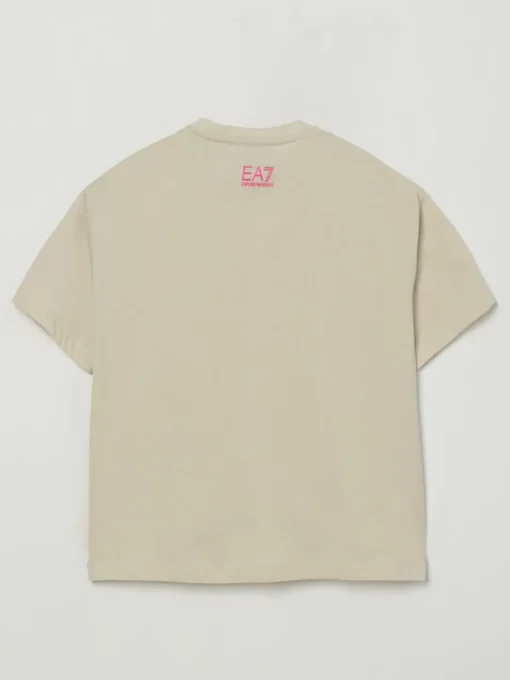 T-shirt in cotone con logo Ea7
