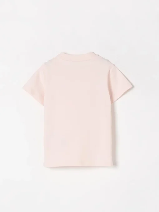 T-shirt in cotone con logo Moncler